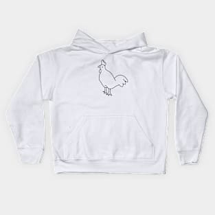 Cute chicken Kids Hoodie